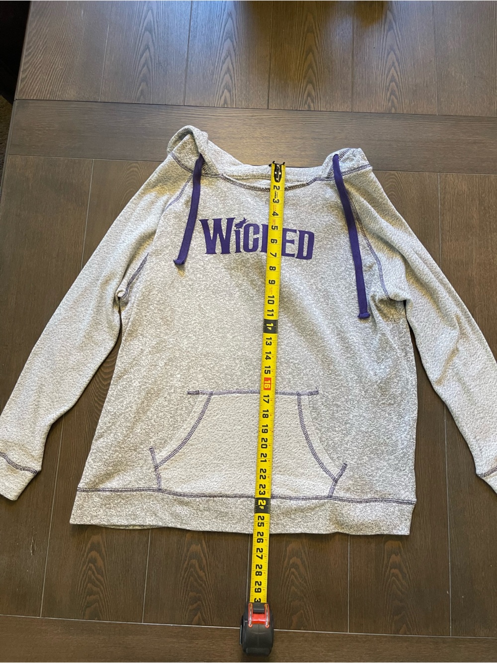 Wicked Gray Hoodie with Purple Accents - Picture 6 of 9
